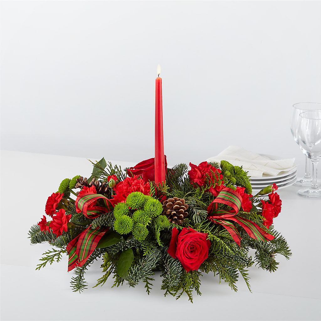 By the Candlelight Centerpiece – HELEN'S FLORAL SHOPPE, Phillipsburg NJ