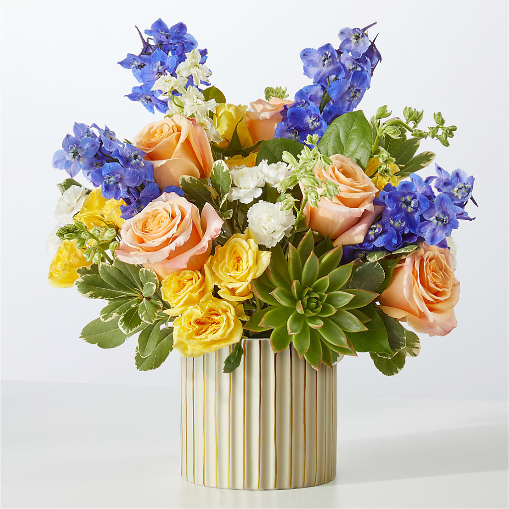 Cobalt Reverie Bouquet – HELEN'S FLORAL SHOPPE, Phillipsburg NJ