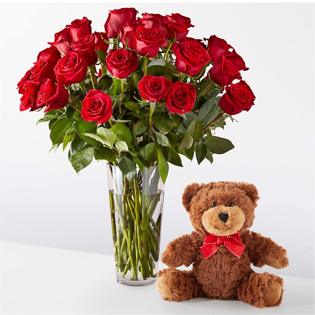 Romantic Long Stem Red Rose Bouquet Bundles – HELEN'S FLORAL SHOPPE, Phillipsburg NJ