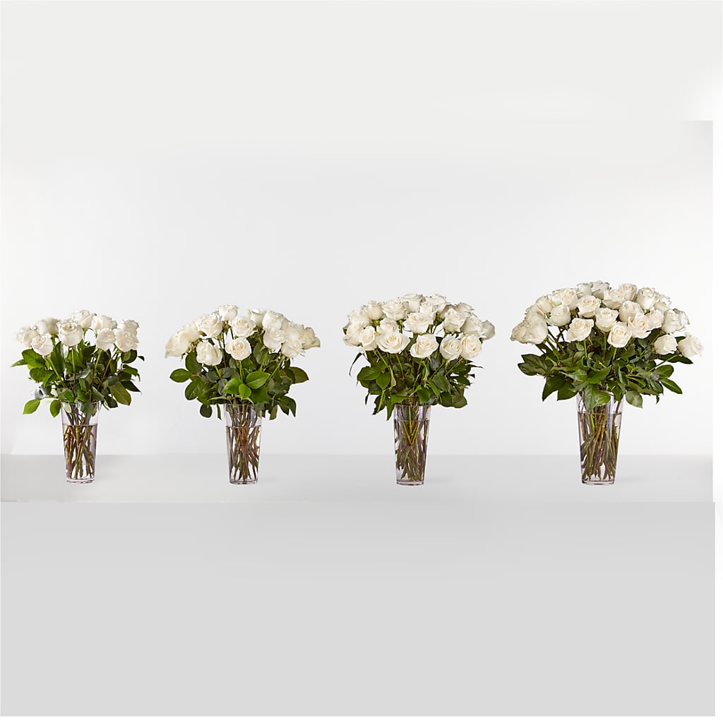 Long Stem White Rose Bouquet – HELEN'S FLORAL SHOPPE, Phillipsburg NJ
