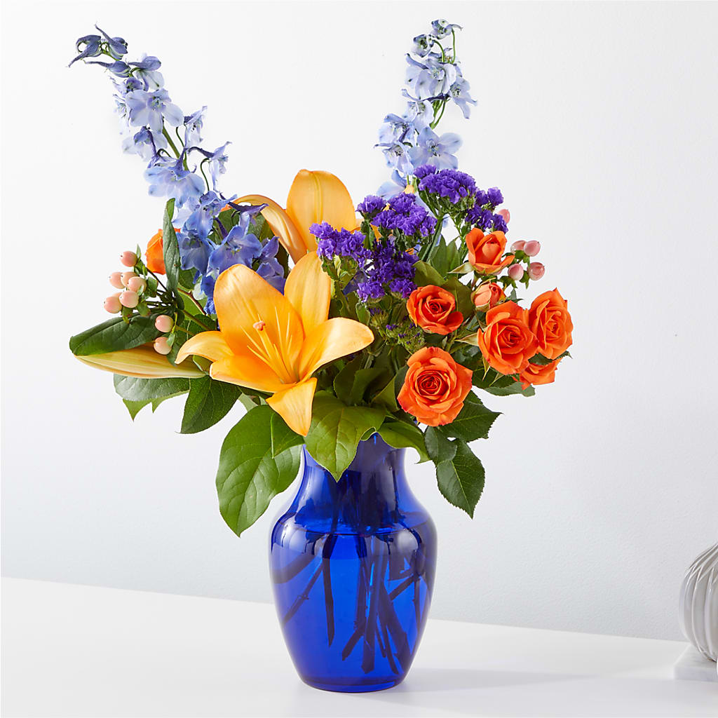 Radiant Citrus Bouquet – HELEN'S FLORAL SHOPPE, Phillipsburg NJ