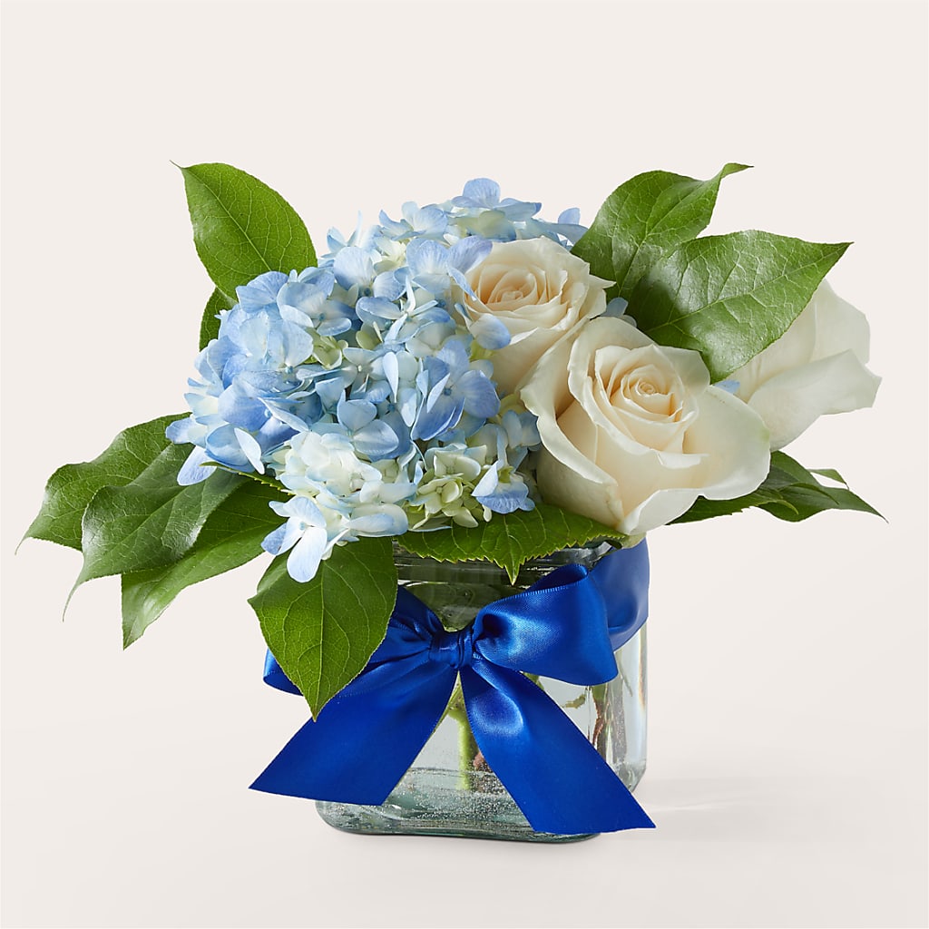 Sky Blue Delight Bouquet – HELEN'S FLORAL SHOPPE, Phillipsburg NJ