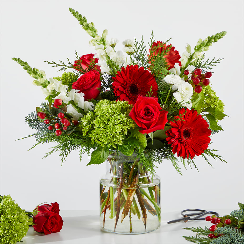Merry Moment Bouquet – A Florist Original – HELEN'S FLORAL SHOPPE, Phillipsburg NJ