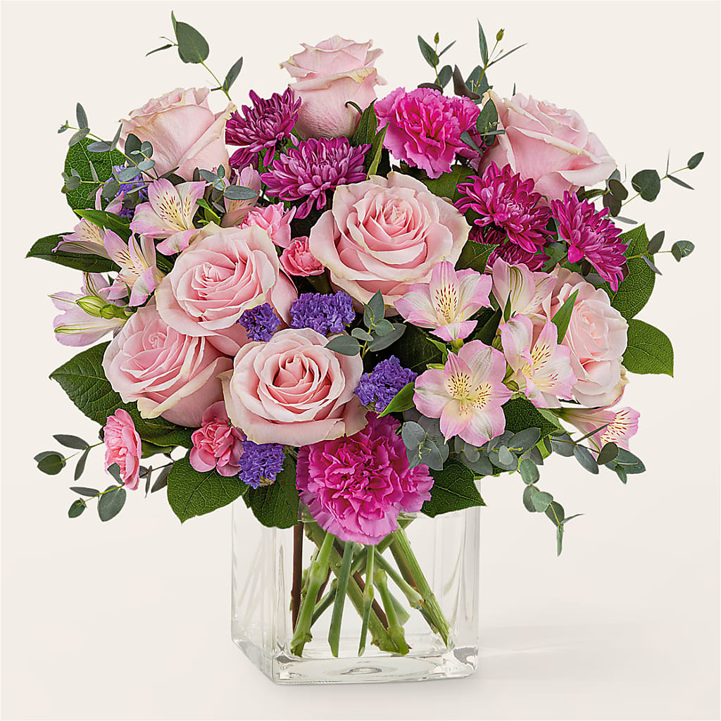 Rosy Radiance Bouquet – HELEN'S FLORAL SHOPPE, Phillipsburg NJ