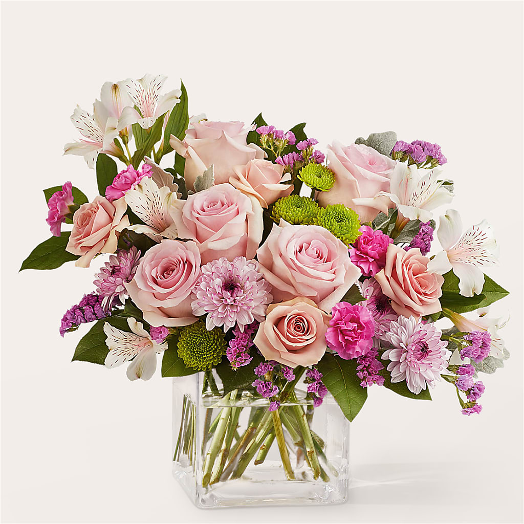 Pink Suede Bouquet – HELEN'S FLORAL SHOPPE, Phillipsburg NJ