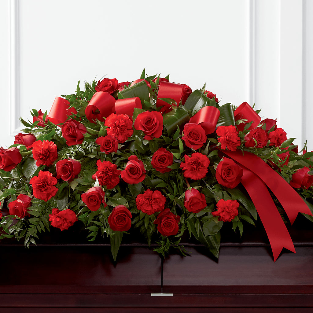 Tribute of Life Casket Spray – HELEN'S FLORAL SHOPPE, Phillipsburg NJ