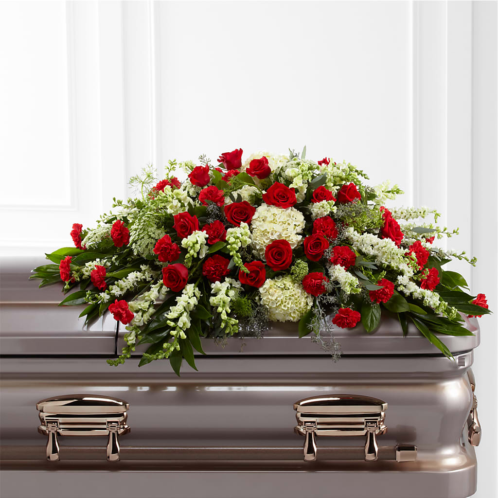 Sincerity Casket Spray – HELEN'S FLORAL SHOPPE, Phillipsburg NJ