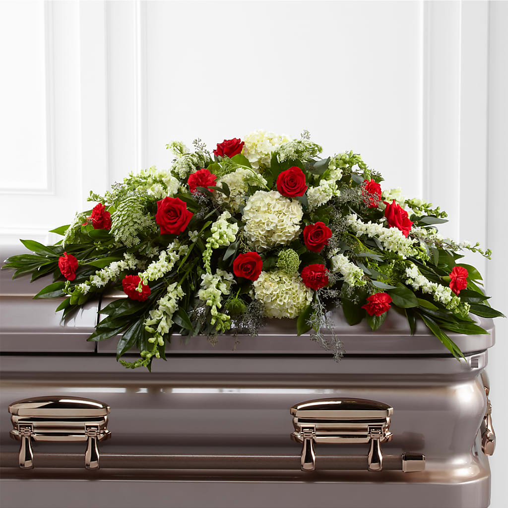 Sincerity Casket Spray – HELEN'S FLORAL SHOPPE, Phillipsburg NJ