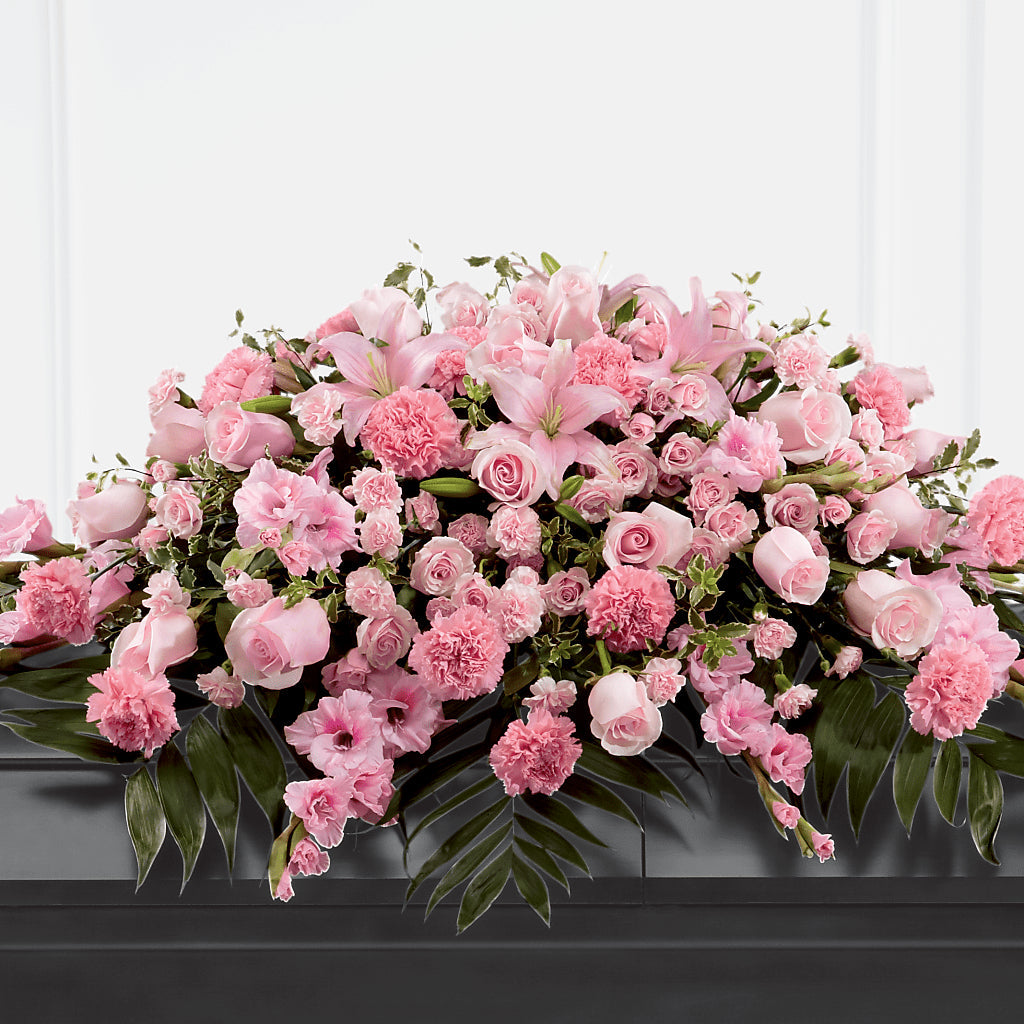 Garden of Comfort Casket Spray (Standard) – HELEN'S FLORAL SHOPPE, Phillipsburg NJ