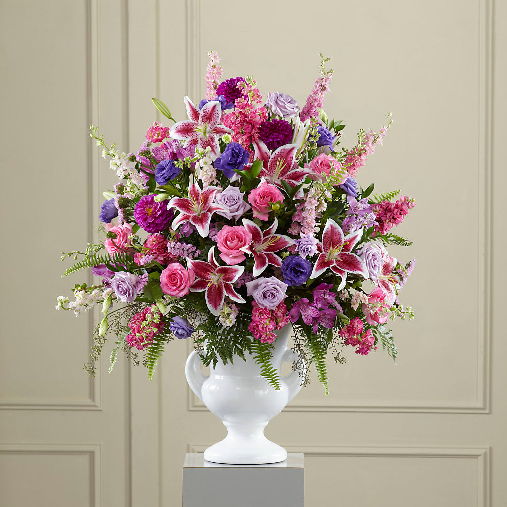 Peaceful Tribute Arrangement – HELEN'S FLORAL SHOPPE, Phillipsburg NJ