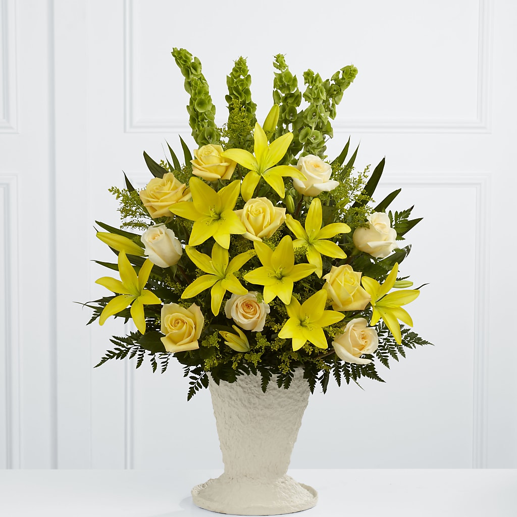 Golden Memories Arrangement – HELEN'S FLORAL SHOPPE, Phillipsburg NJ