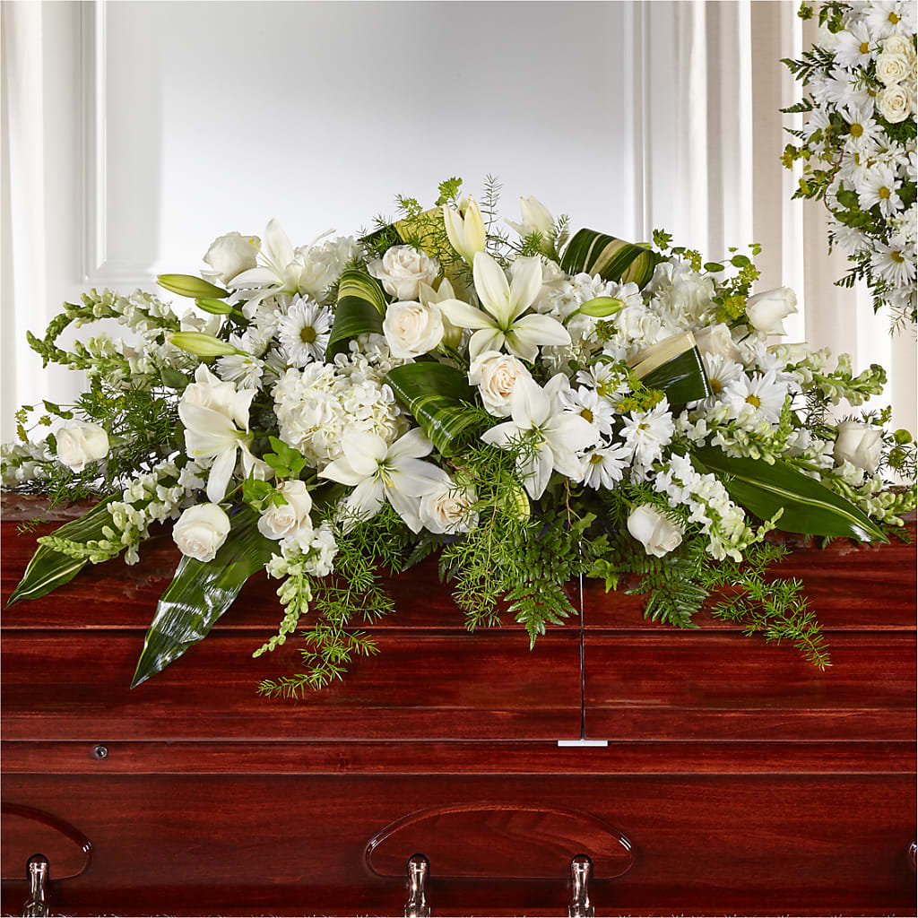 Abundance Casket Spray – HELEN'S FLORAL SHOPPE, Phillipsburg NJ
