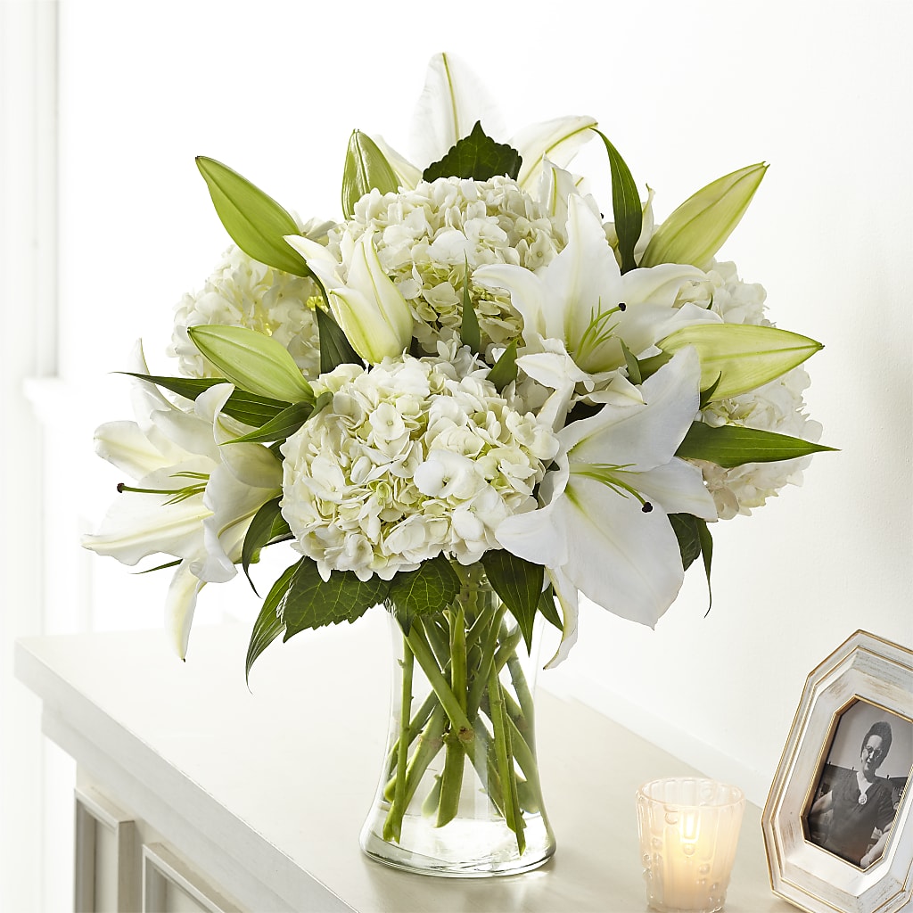 Compassionate Lily Bouquet – HELEN'S FLORAL SHOPPE, Phillipsburg NJ