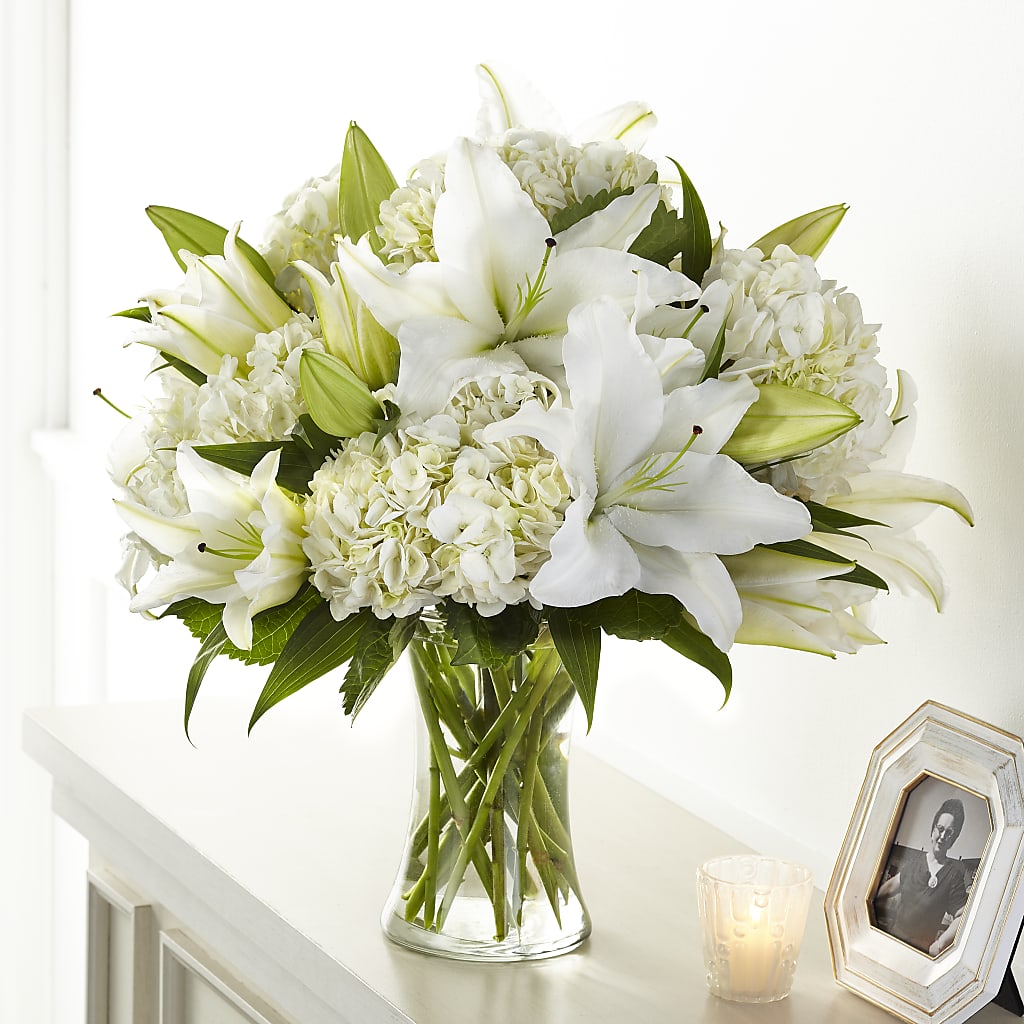 Compassionate Lily Bouquet – HELEN'S FLORAL SHOPPE, Phillipsburg NJ