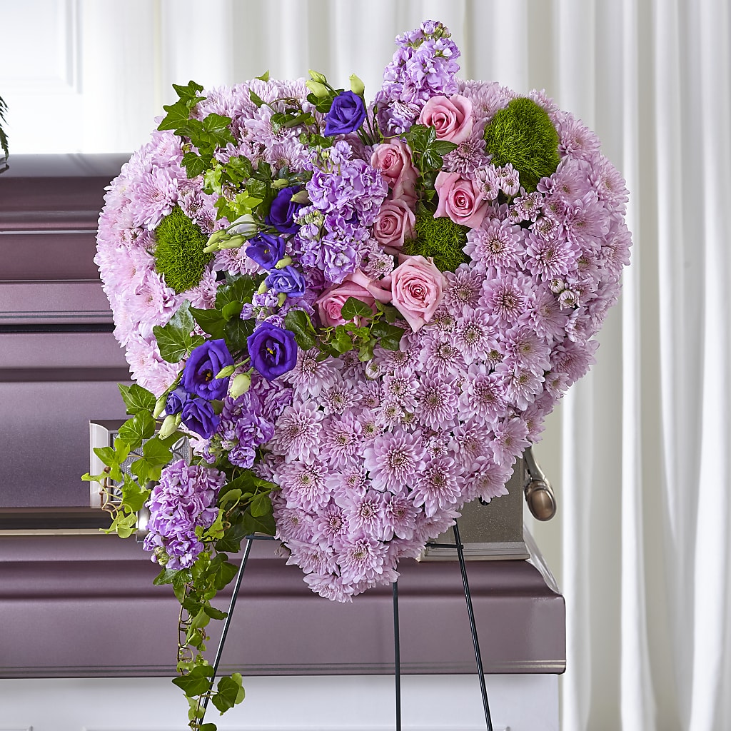 Treasured Love Standing Heart – HELEN'S FLORAL SHOPPE, Phillipsburg NJ