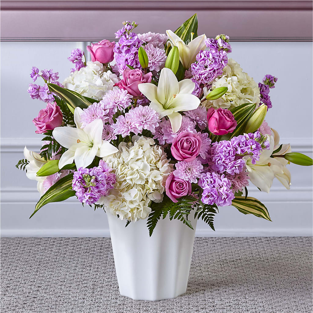 Heaven Sent Floor Basket – HELEN'S FLORAL SHOPPE, Phillipsburg NJ