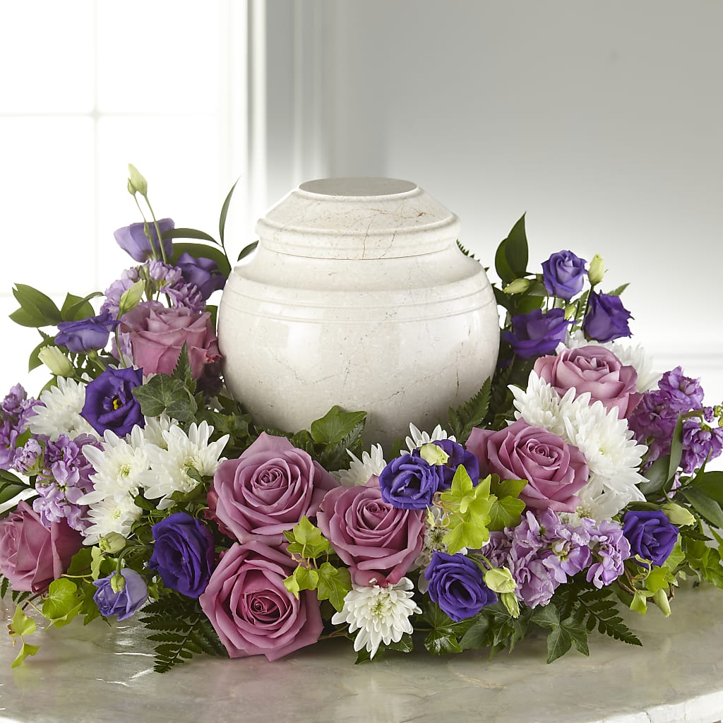 Blooming Sympathy Cremation Adornment – HELEN'S FLORAL SHOPPE, Phillipsburg NJ