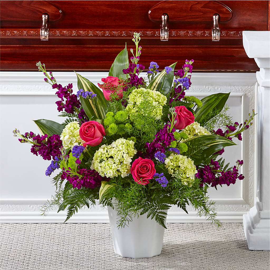 Beautiful Horizons Floor Basket – HELEN'S FLORAL SHOPPE, Phillipsburg NJ