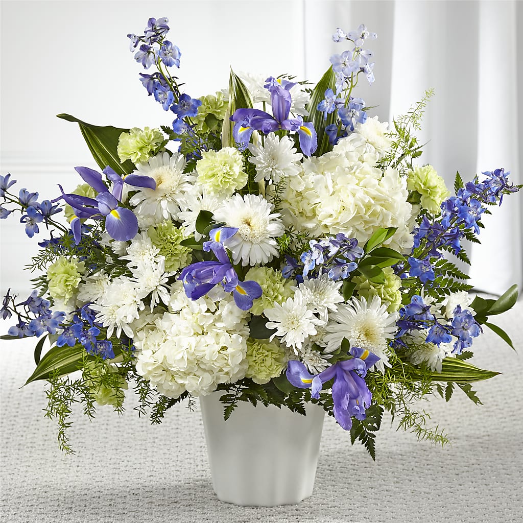 Soft Serenity Floor Basket – HELEN'S FLORAL SHOPPE, Phillipsburg NJ