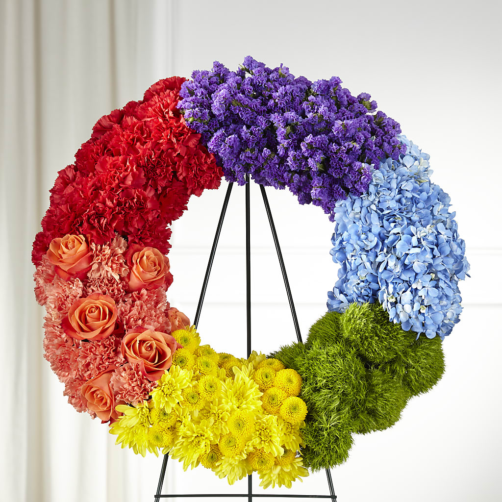 Circle of Love Wreath – HELEN'S FLORAL SHOPPE, Phillipsburg NJ