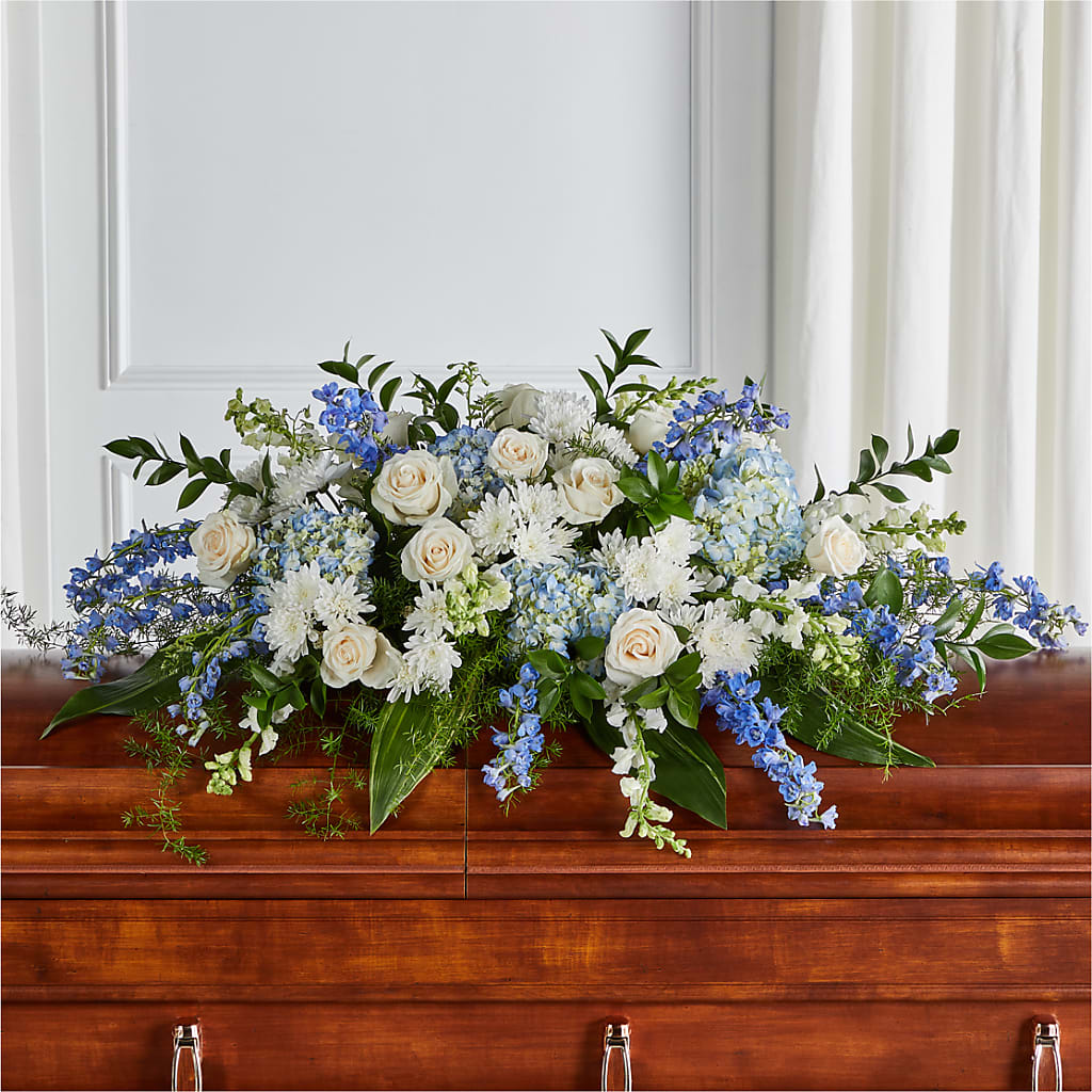 Timeless Essence Casket Spray – HELEN'S FLORAL SHOPPE, Phillipsburg NJ