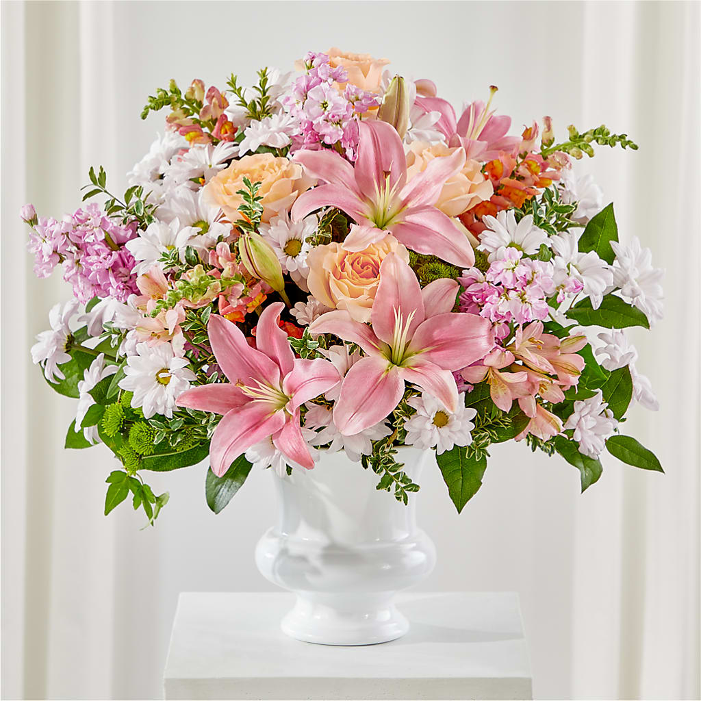 Heartfelt Gesture Urn Arrangement – HELEN'S FLORAL SHOPPE, Phillipsburg NJ