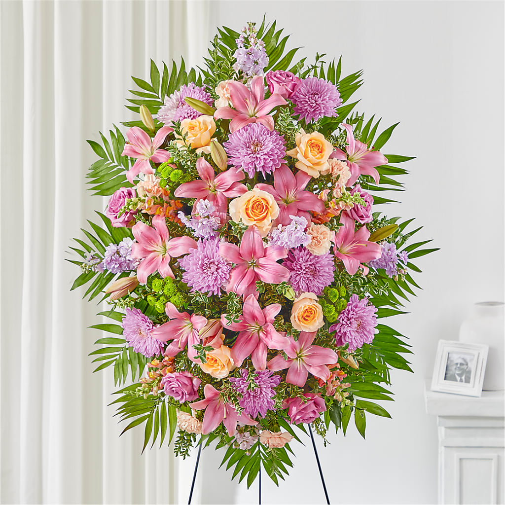 Love & Light Standing Spray – HELEN'S FLORAL SHOPPE, Phillipsburg NJ