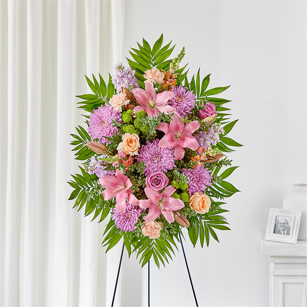Love & Light Standing Spray – HELEN'S FLORAL SHOPPE, Phillipsburg NJ