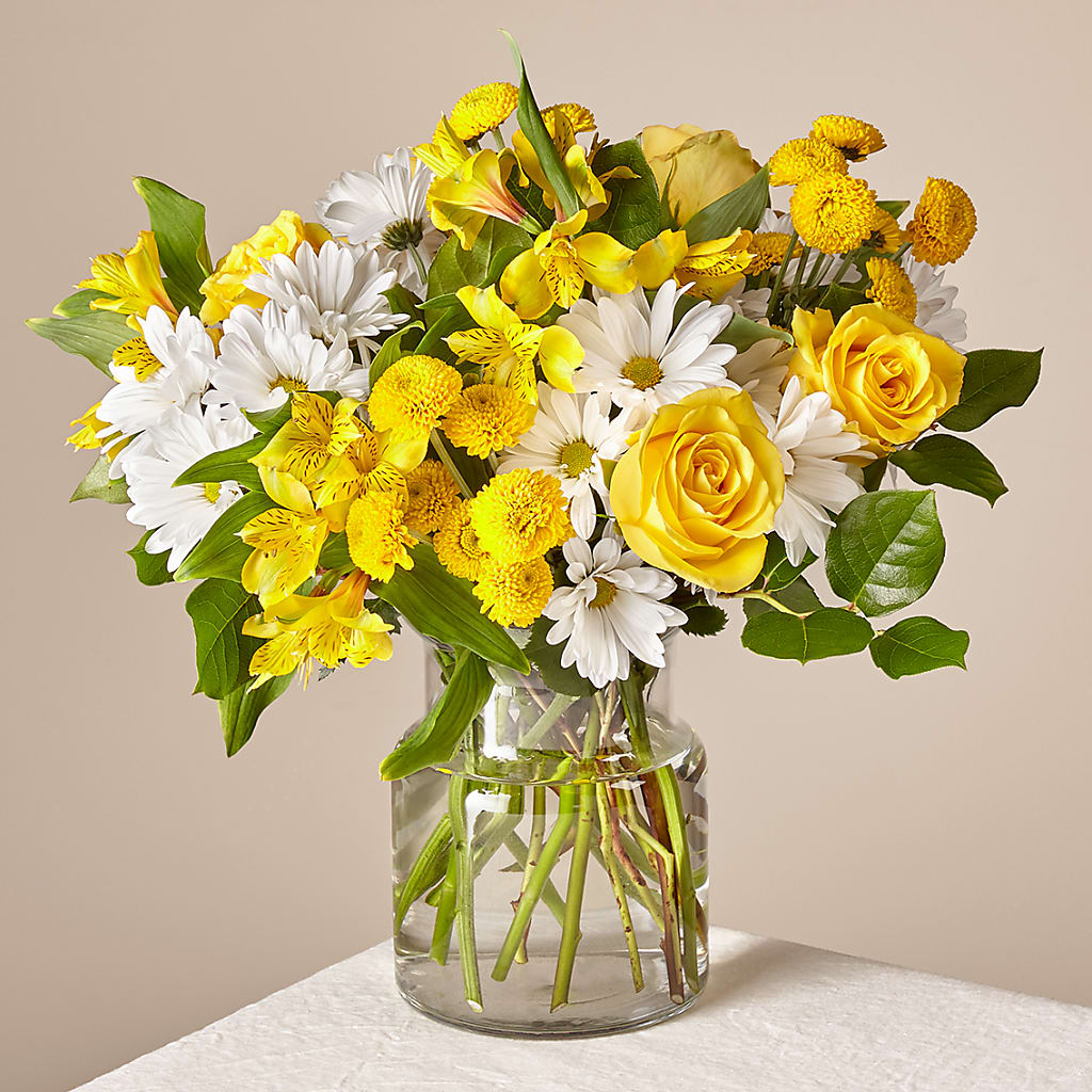 Sunny Sentiments Bouquet – HELEN'S FLORAL SHOPPE, Phillipsburg NJ