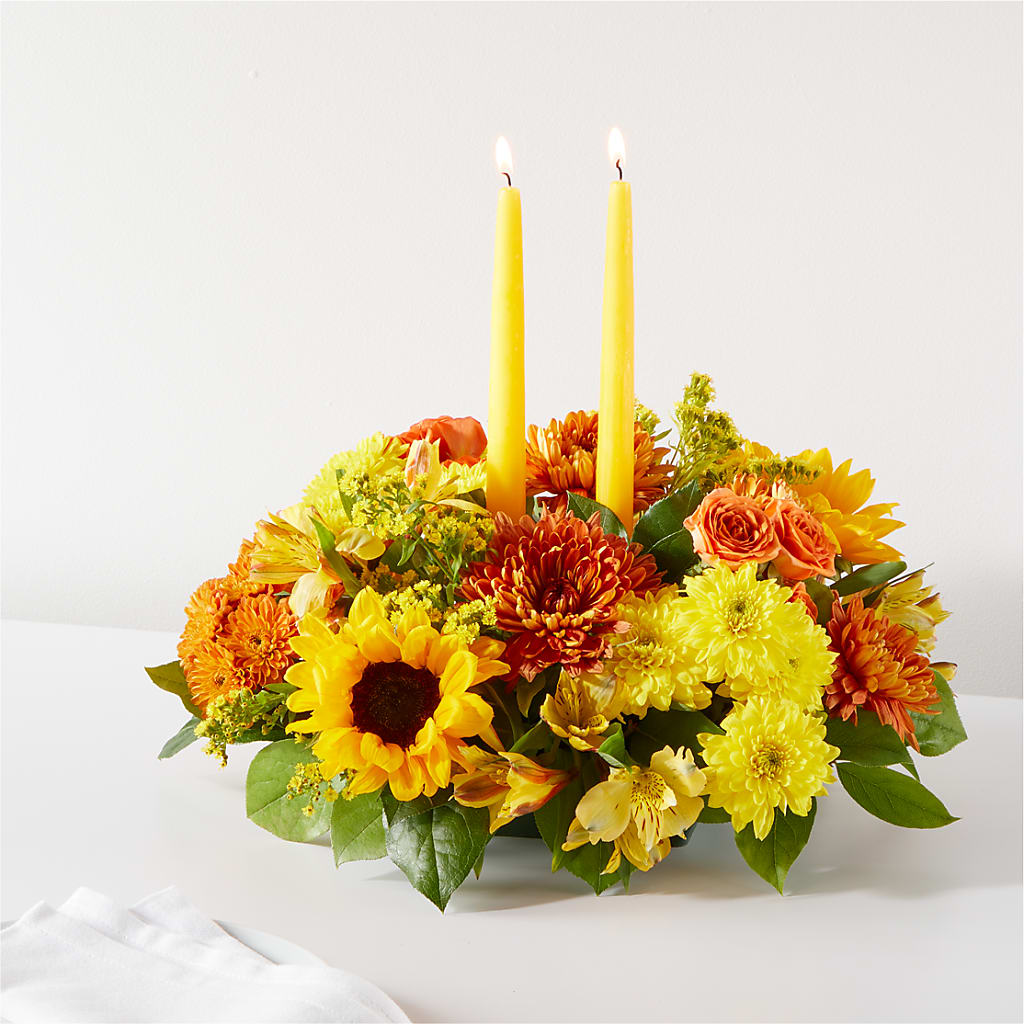 Autumn Harmony Centerpiece – HELEN'S FLORAL SHOPPE, Phillipsburg NJ