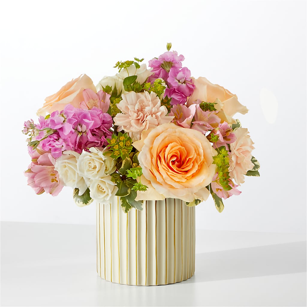 Paradise Bouquet with Ivory Vase – HELEN'S FLORAL SHOPPE, Phillipsburg NJ