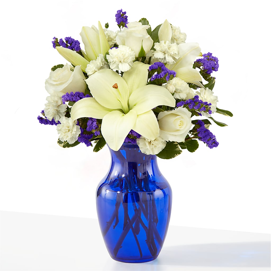 Sapphire Rush Bouquet – HELEN'S FLORAL SHOPPE, Phillipsburg NJ