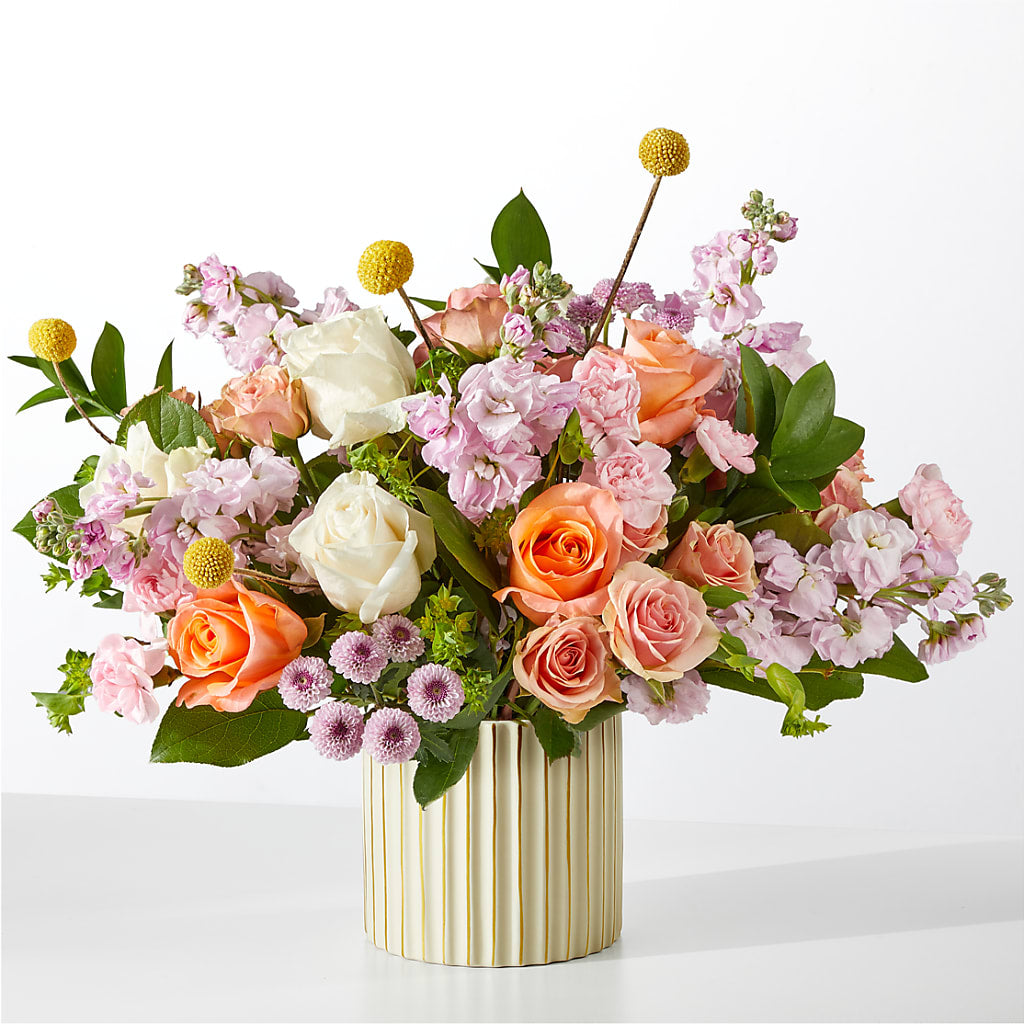 French Market Bouquet with Ivory Vase – HELEN'S FLORAL SHOPPE, Phillipsburg NJ