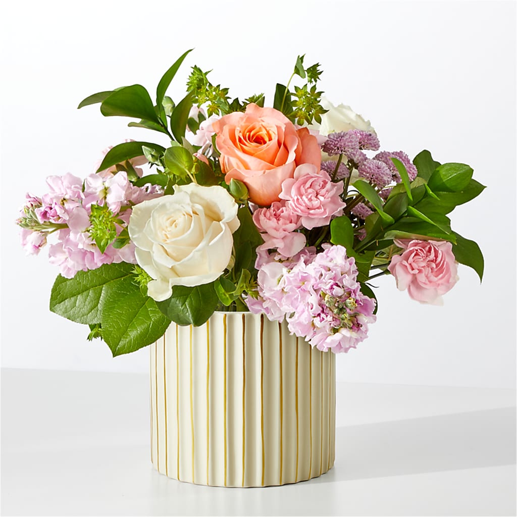 French Market Bouquet with Ivory Vase – HELEN'S FLORAL SHOPPE, Phillipsburg NJ