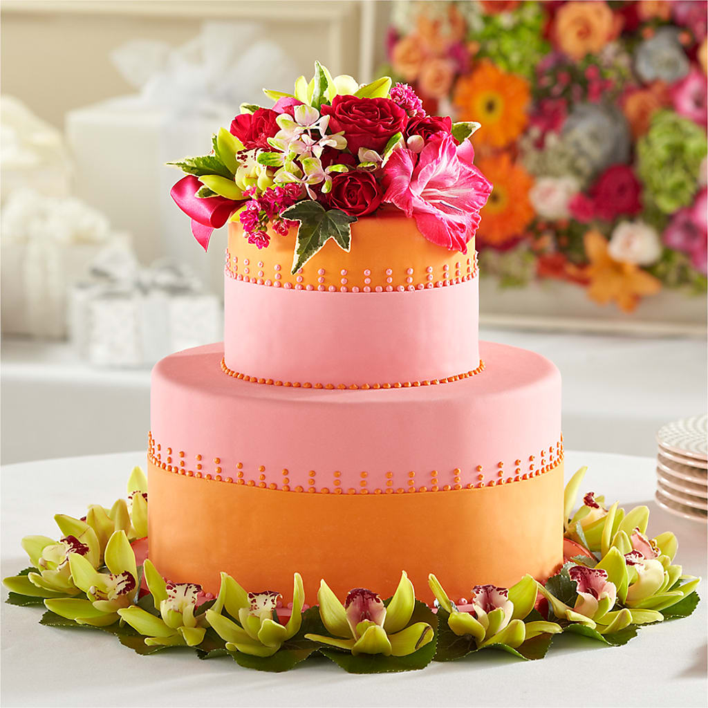 Sweet Citrus Cake Decor – HELEN'S FLORAL SHOPPE, Phillipsburg NJ