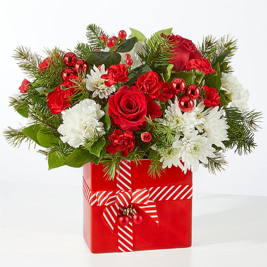Presents Under the Tree Bouquet – HELEN'S FLORAL SHOPPE, Phillipsburg NJ