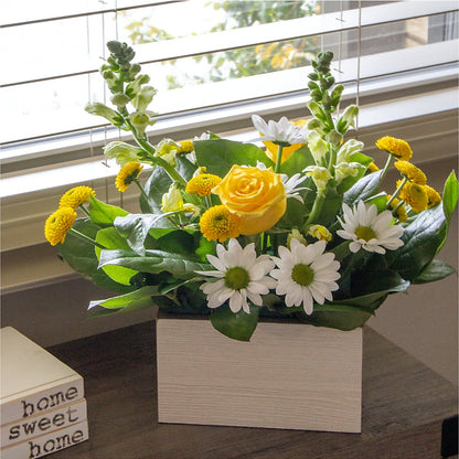 Sun Salutation Box Bouquet – HELEN'S FLORAL SHOPPE, Phillipsburg NJ