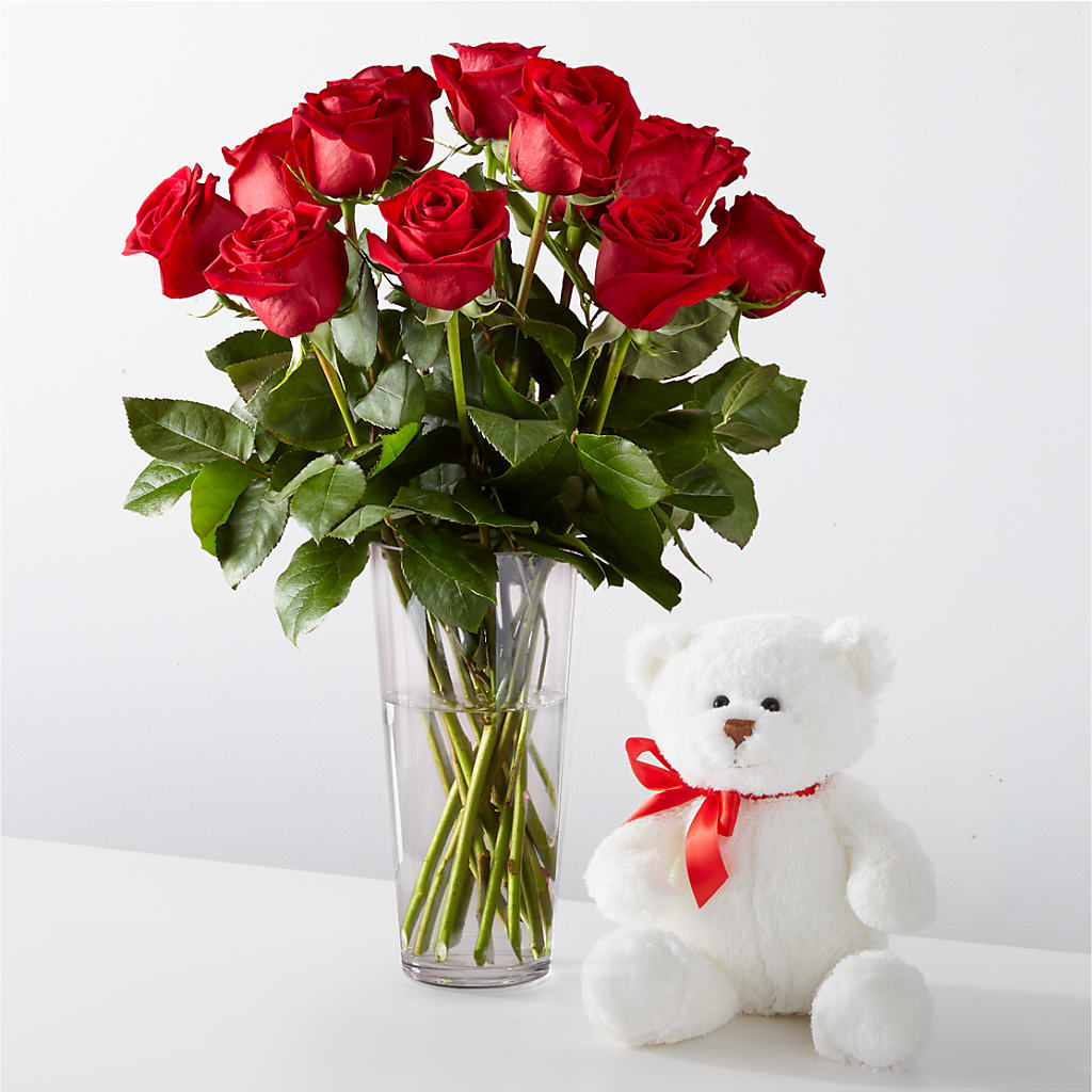 Romantic Long Stem Red Rose Bouquet Bundles – HELEN'S FLORAL SHOPPE, Phillipsburg NJ