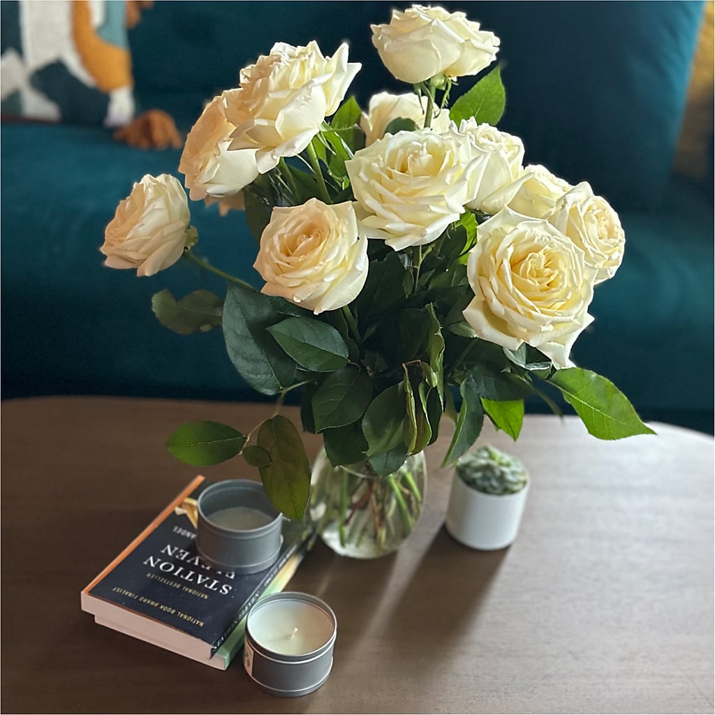 Long Stem Yellow Rose Bouquet – HELEN'S FLORAL SHOPPE, Phillipsburg NJ