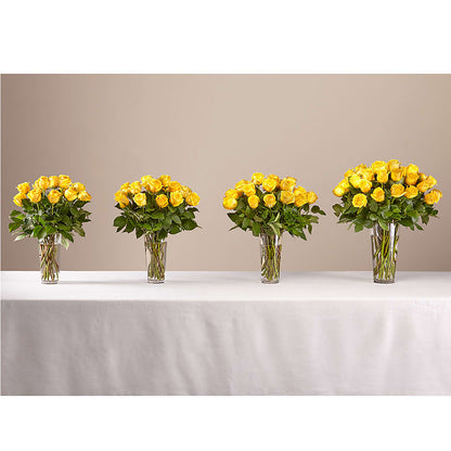 Long Stem Yellow Rose Bouquet – HELEN'S FLORAL SHOPPE, Phillipsburg NJ