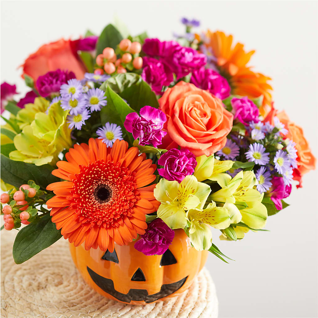 Tricks & Treats Pumpkin – HELEN'S FLORAL SHOPPE, Phillipsburg NJ