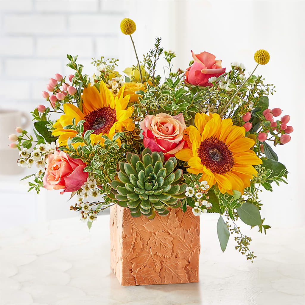 Sunflower Season Bouquet – HELEN'S FLORAL SHOPPE, Phillipsburg NJ
