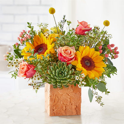 Sunflower Season Bouquet – HELEN'S FLORAL SHOPPE, Phillipsburg NJ