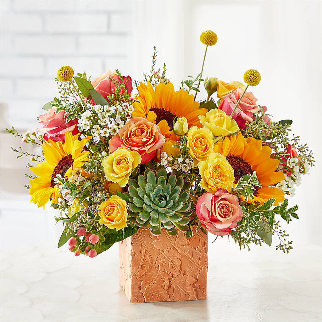Sunflower Season Bouquet – HELEN'S FLORAL SHOPPE, Phillipsburg NJ