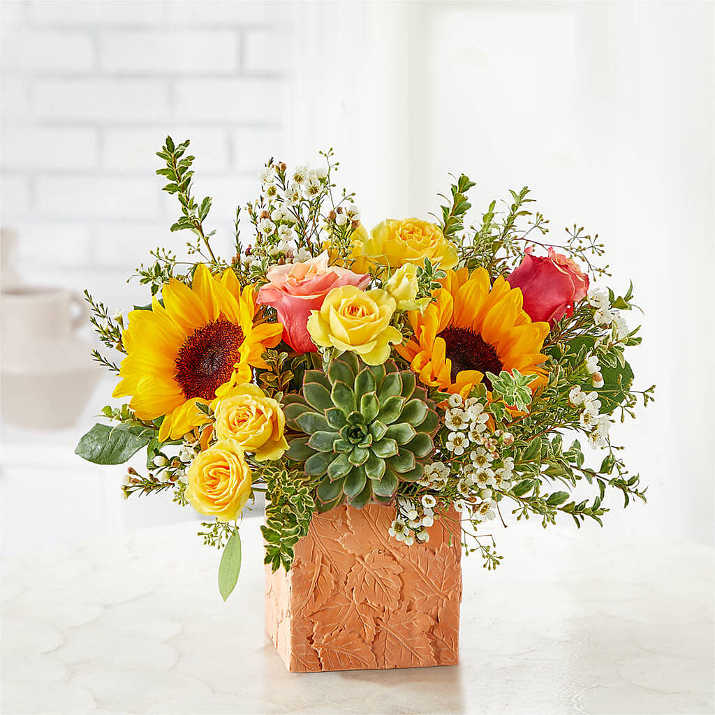 Sunflower Season Bouquet – HELEN'S FLORAL SHOPPE, Phillipsburg NJ