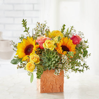 Sunflower Season Bouquet – HELEN'S FLORAL SHOPPE, Phillipsburg NJ