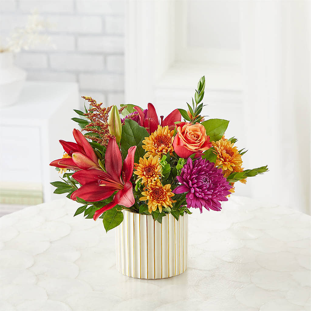 Burgundy Landscape Bouquet – HELEN'S FLORAL SHOPPE, Phillipsburg NJ
