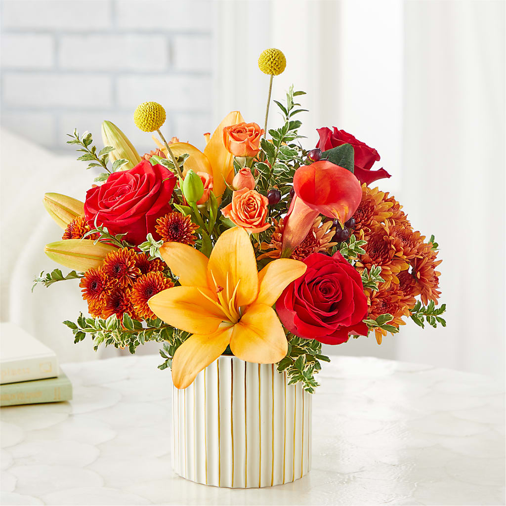 Scarlet Skies Bouquet – HELEN'S FLORAL SHOPPE, Phillipsburg NJ