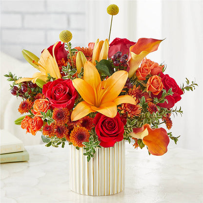 Scarlet Skies Bouquet – HELEN'S FLORAL SHOPPE, Phillipsburg NJ