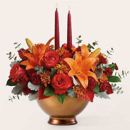 Fruits of Fall Centerpiece – HELEN'S FLORAL SHOPPE, Phillipsburg NJ
